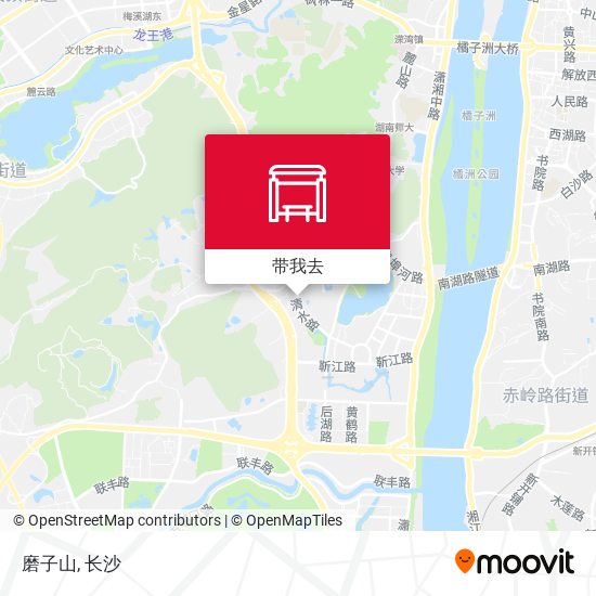 磨子山地图