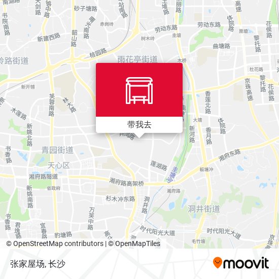张家屋场地图