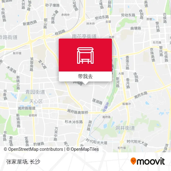 张家屋场地图