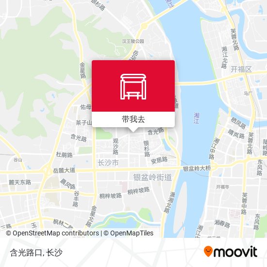 含光路口地图