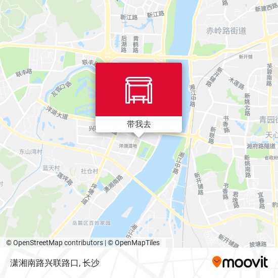潇湘南路兴联路口地图