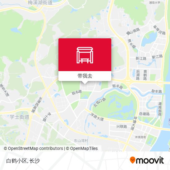 白鹤小区地图