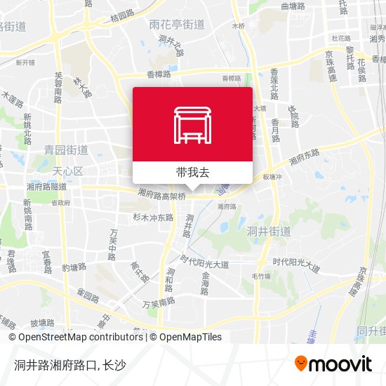 洞井路湘府路口地图