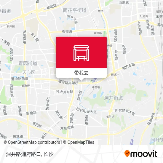 洞井路湘府路口地图