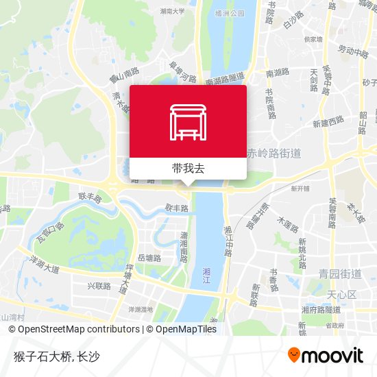 猴子石大桥地图