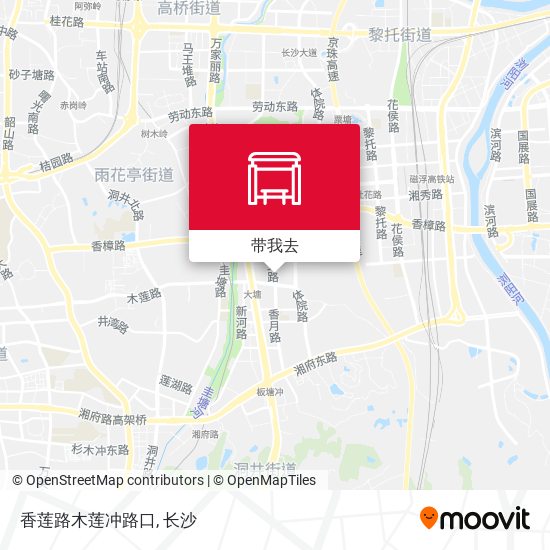 香莲路木莲冲路口地图