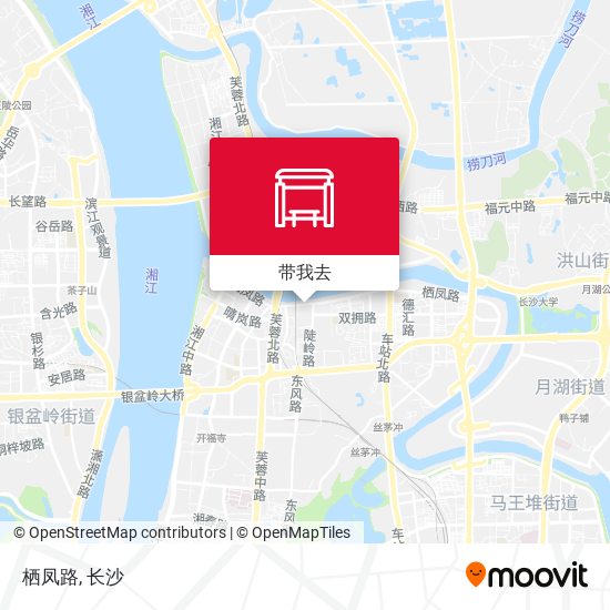 栖凤路地图