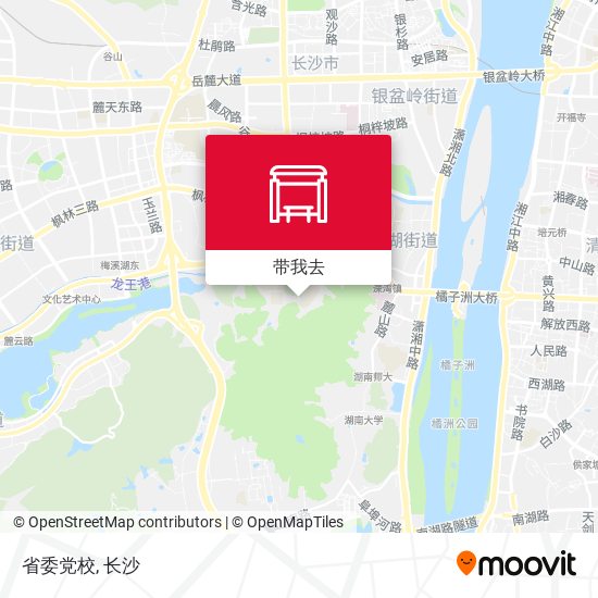 省委党校地图