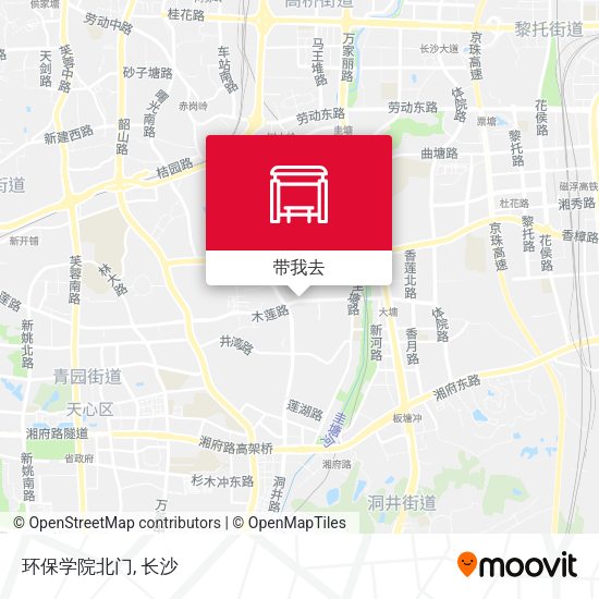 环保学院北门地图