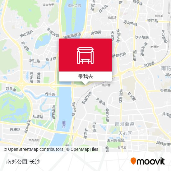 南郊公园地图