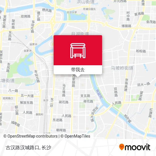 古汉路汉城路口地图
