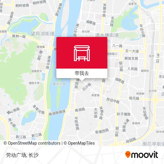 劳动广场地图