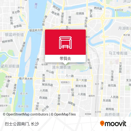 烈士公园南门地图