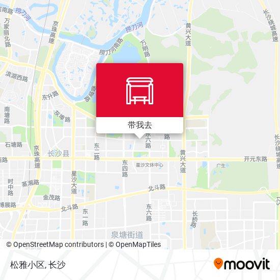 松雅小区地图