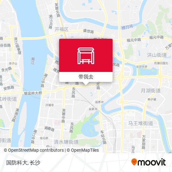 国防科大地图