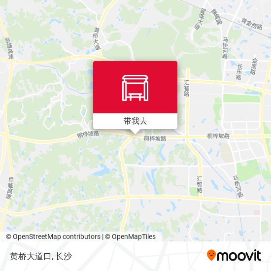 黄桥大道口地图