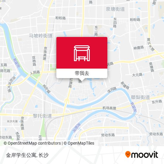 金岸学生公寓地图