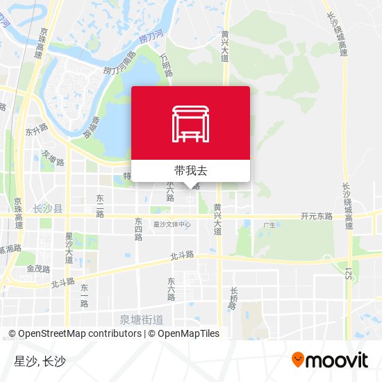 星沙地图