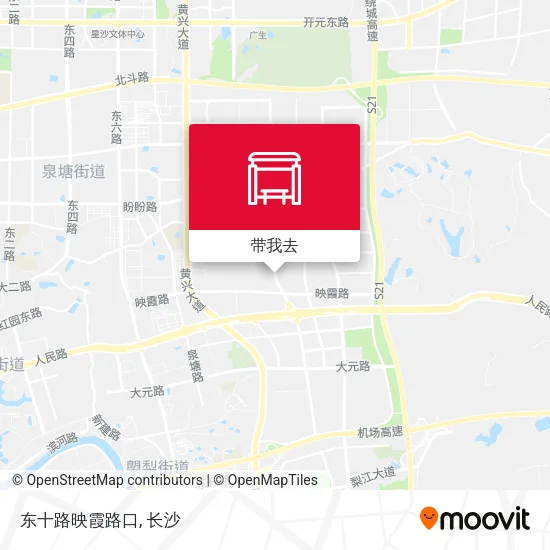 东十路映霞路口地图
