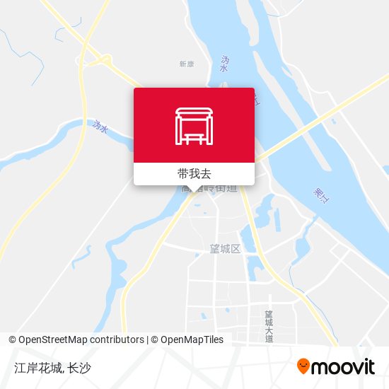 江岸花城地图