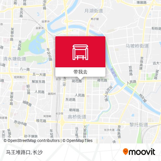 马王堆路口地图