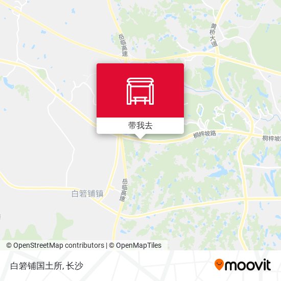 白箬铺国土所地图