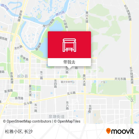 松雅小区地图