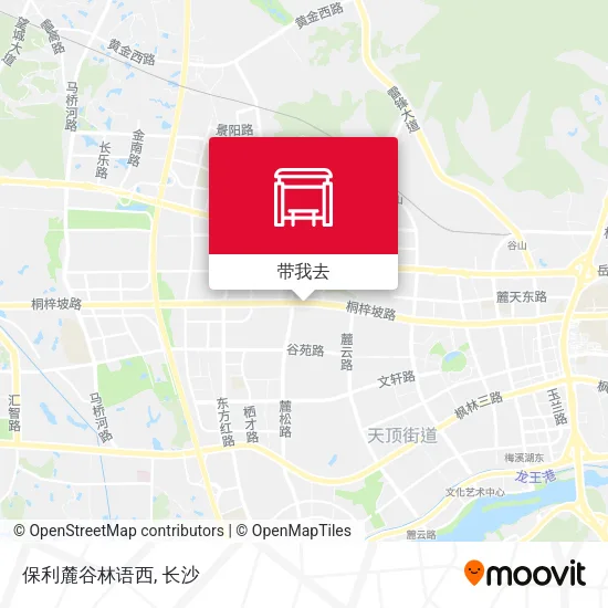 保利麓谷林语西地图