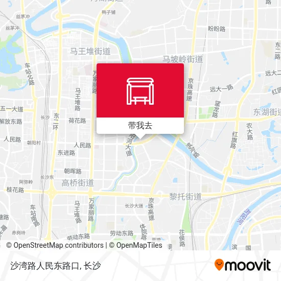 沙湾路人民东路口地图