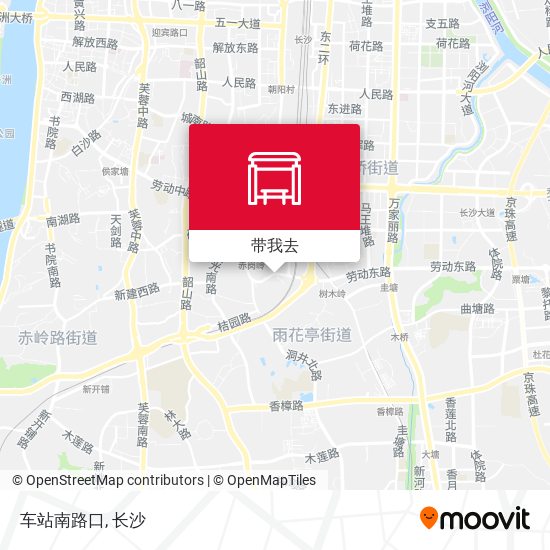 车站南路口地图