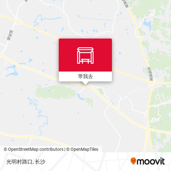 光明村路口地图