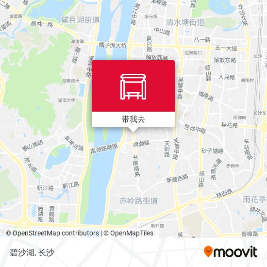 碧沙湖地图