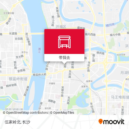 伍家岭北地图
