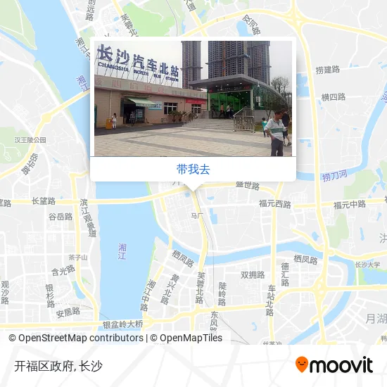 开福区政府地图