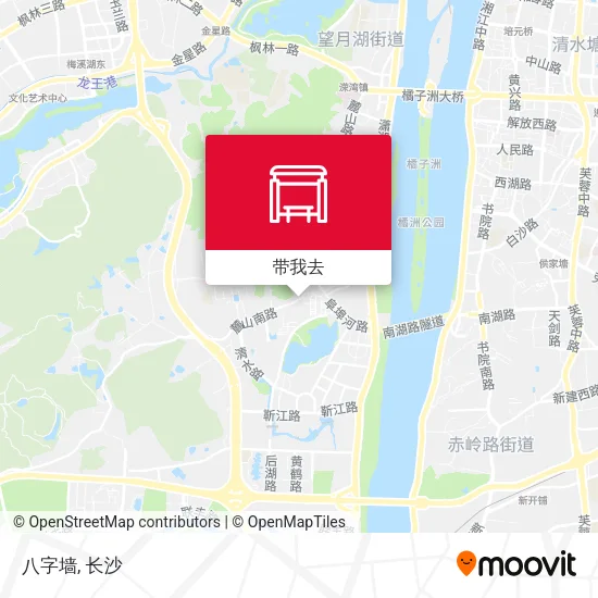 八字墙地图