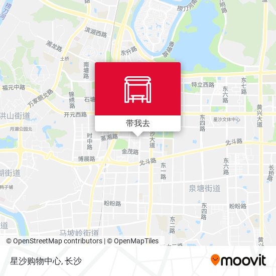 星沙购物中心地图