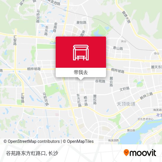 谷苑路东方红路口地图