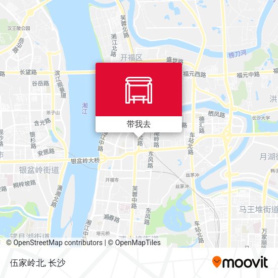 伍家岭北地图