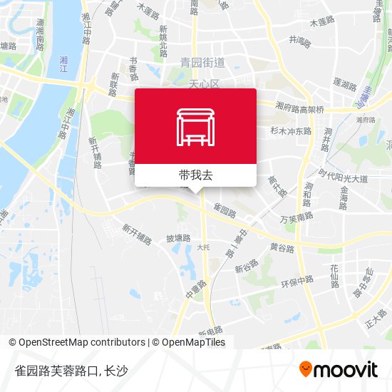 雀园路芙蓉路口地图