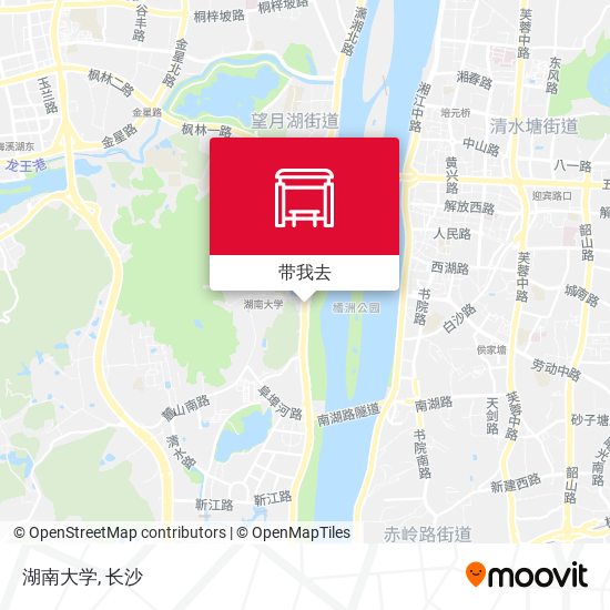 湖南大学地图