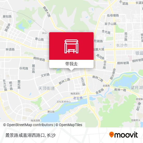 麓景路咸嘉湖西路口地图