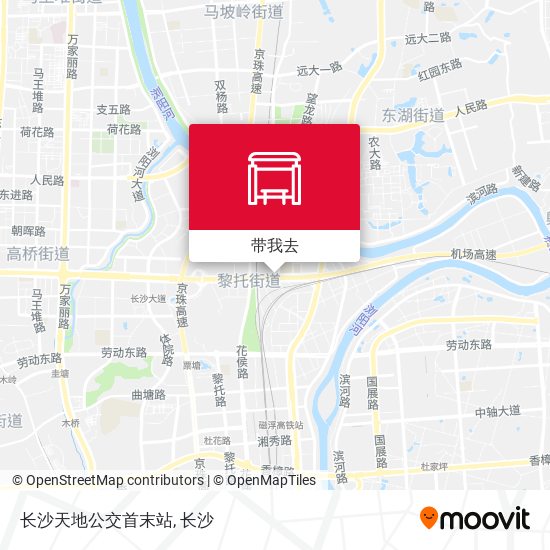 长沙天地公交首末站地图