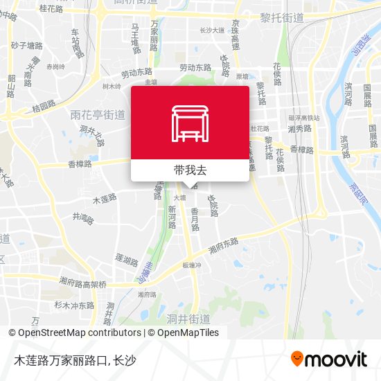 木莲路万家丽路口地图