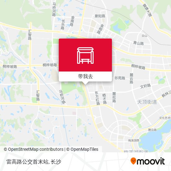 雷高路公交首末站地图