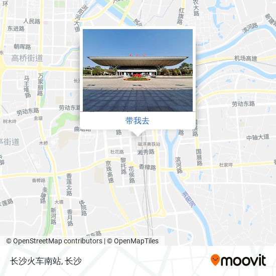 长沙火车南站地图