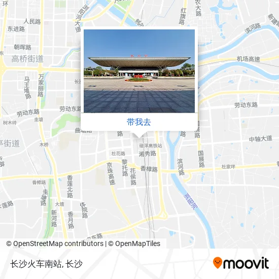 长沙火车南站地图