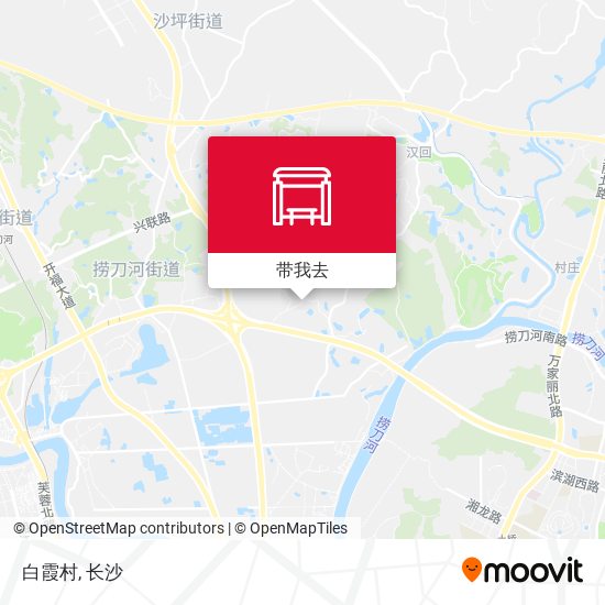白霞村地图