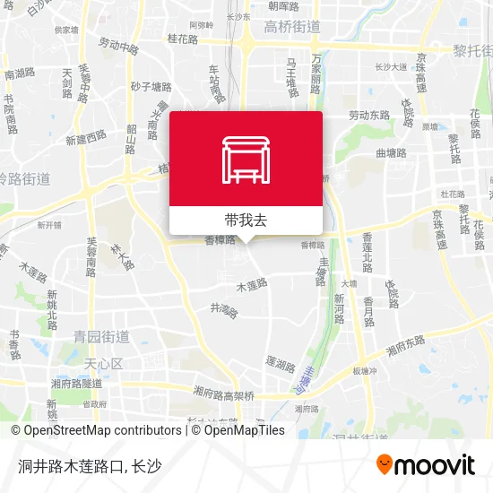 洞井路木莲路口地图