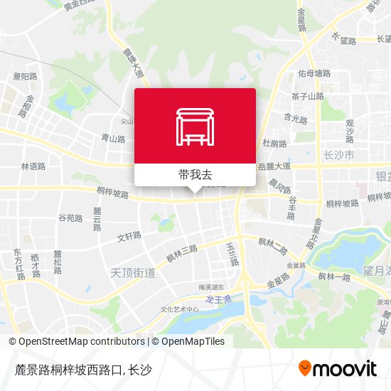 麓景路桐梓坡西路口地图
