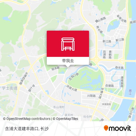 含浦大道建丰路口地图